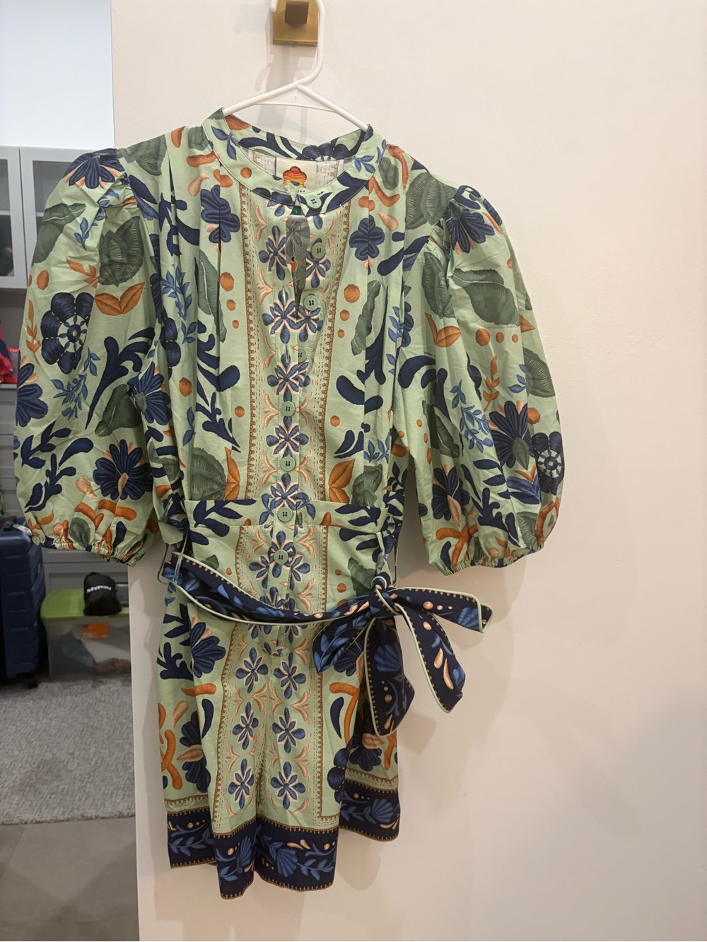New FARM Rio Ocean Tapestry Romper - Picture 4 of 5